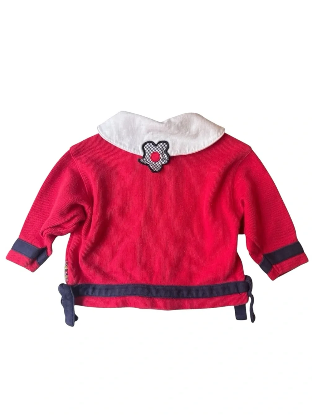 Vintage 90s Nautical Knit Baby Sweater